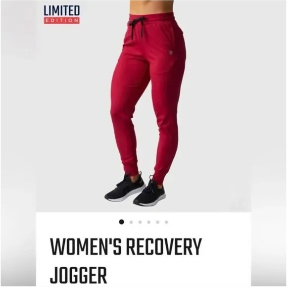 Born Primitive Limited Edition Recovery Joggers in Cranberry Red Size XXL - Picture 3 of 12